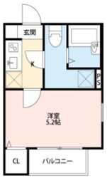 ウィステリア川崎の物件間取画像